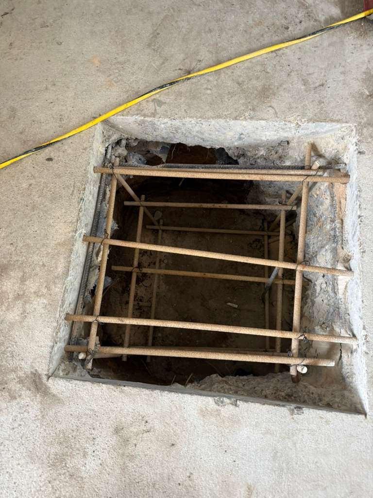 Stair-step cracks in brick veneer on a Gulf Coast home